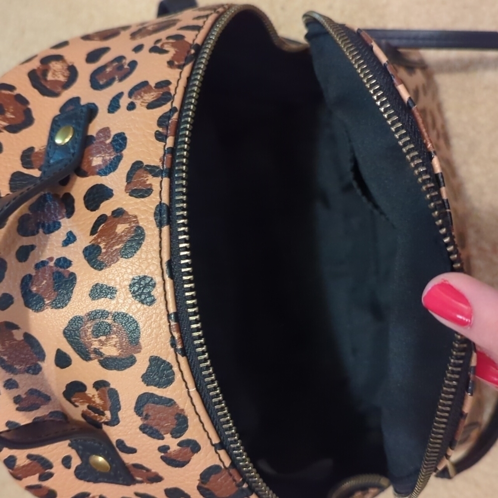 Fossil Felicity Cheetah Two Pocket Mini Backpack - image 4